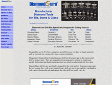 Tablet Screenshot of diamondsure.com